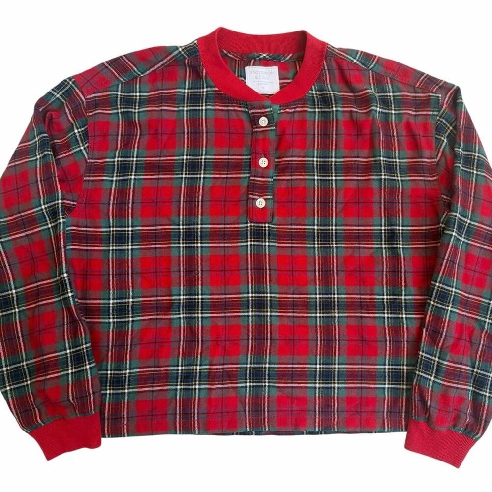 Abercrombie & Fitch plaid pajama set - jogger and long sleeve top